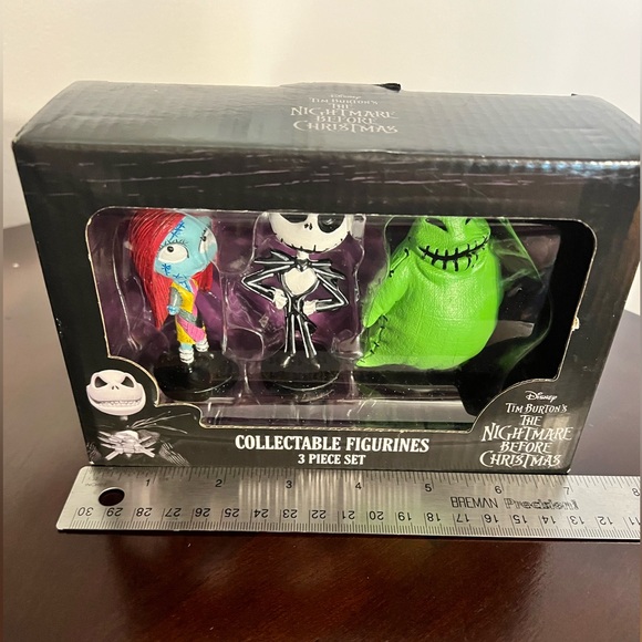 Nightmare Before Christmas Jack Skellington Sally Oogie 3 Figure Set Disney 3" - Picture 4 of 8